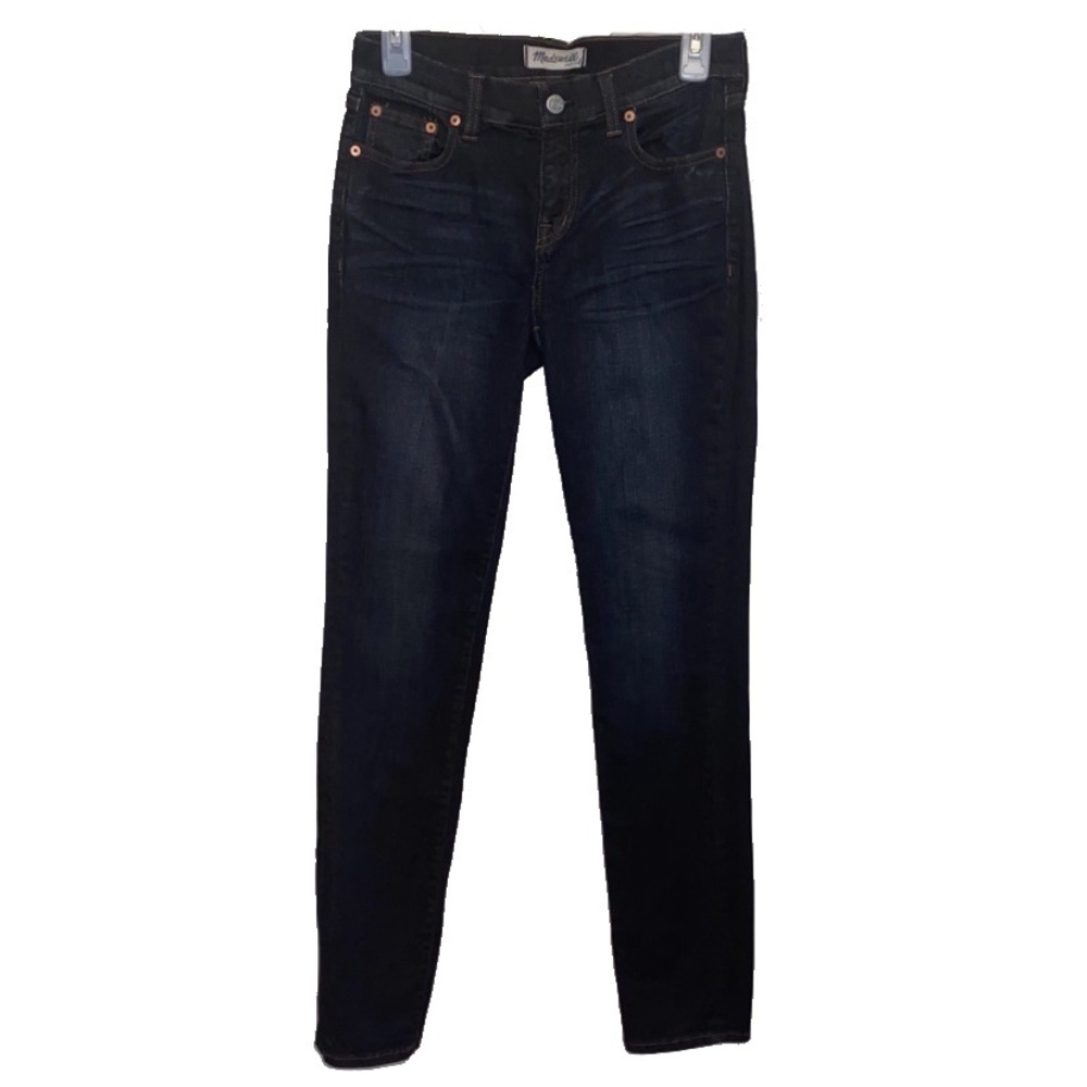 Madewell Alley Straight Dark Wash Jeans